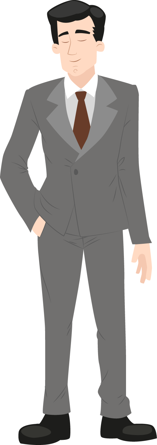 Man Png Transparent Free Images - Transparent Background Man Clipart Png (522x1475), Png Download