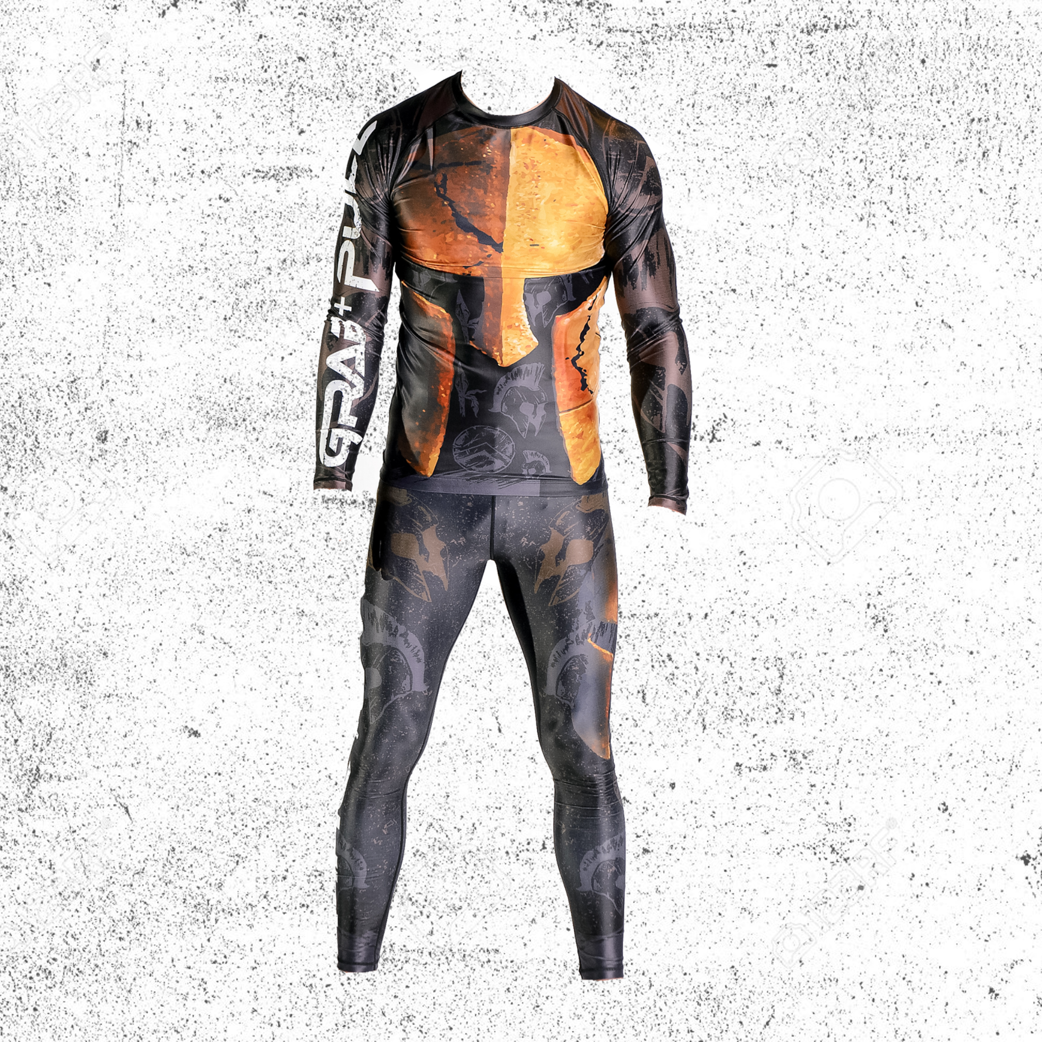Gladiator Design Spats & Rashguard Bundle - Rash Guard (2048x2048), Png Download