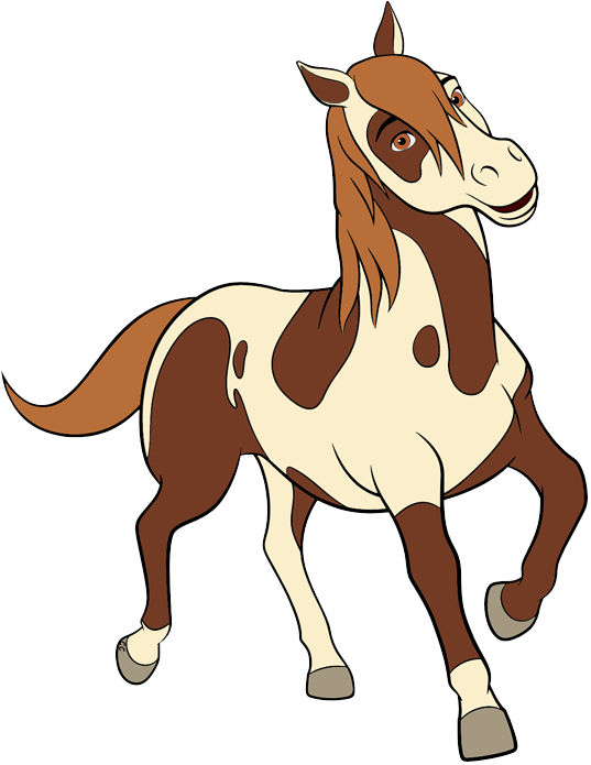 About - Spirit Riding Free Boomerang (537x695), Png Download
