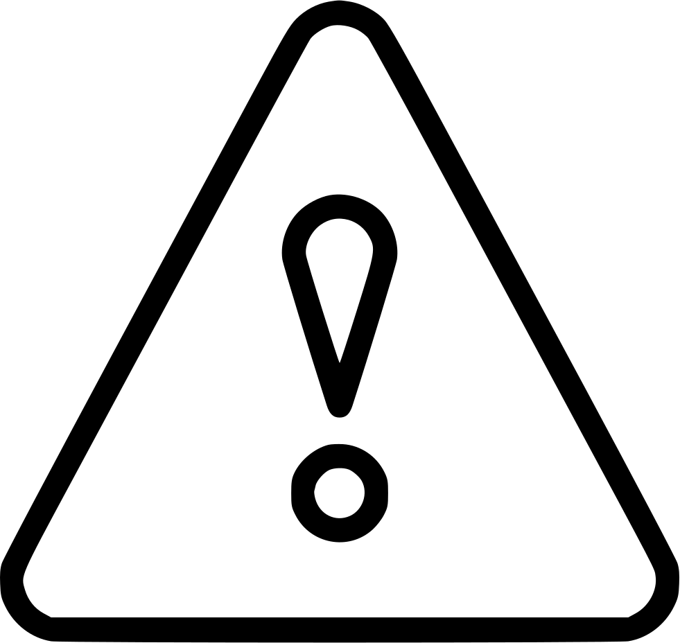 Picture Freeuse Download Exclamation Triangle Button - Warning Triangle Icon Vector (981x928), Png Download