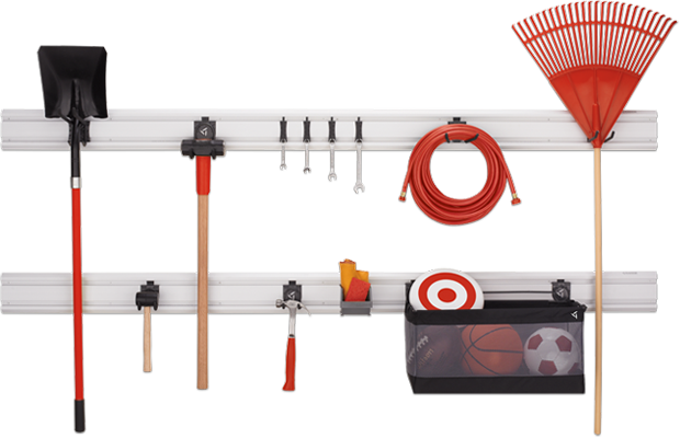 Hooks, Storage Bins, Baskets & More - Gladiator Garage Hooks (620x400), Png Download