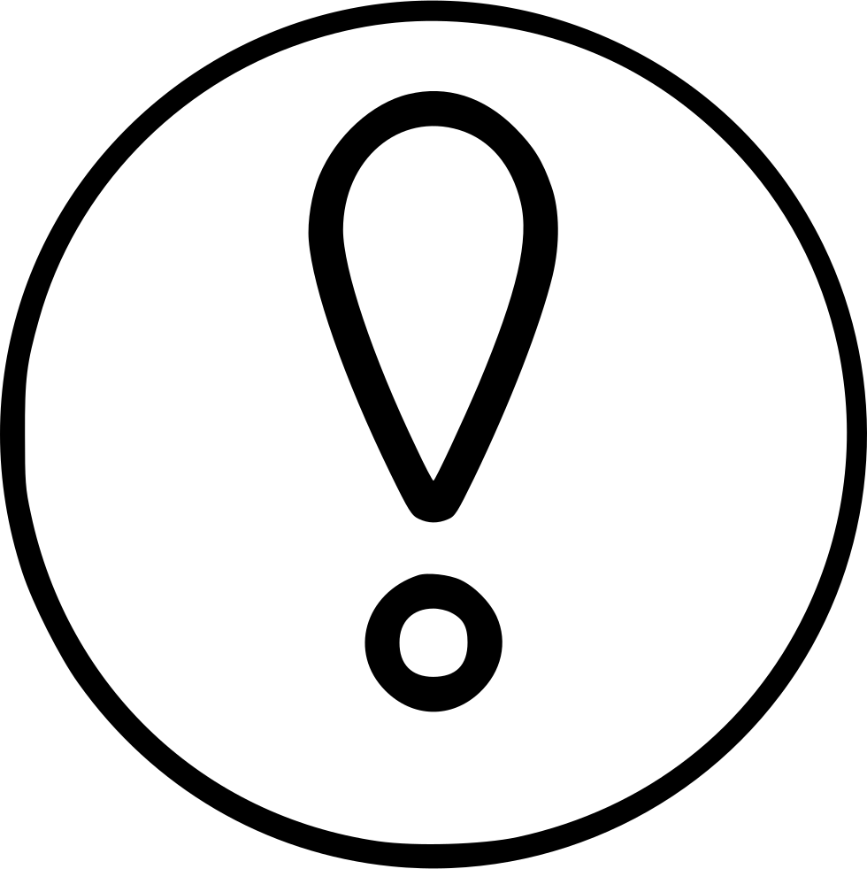 Alert Attention Circle Error Exclamation Important - Important Icon Png (980x982), Png Download
