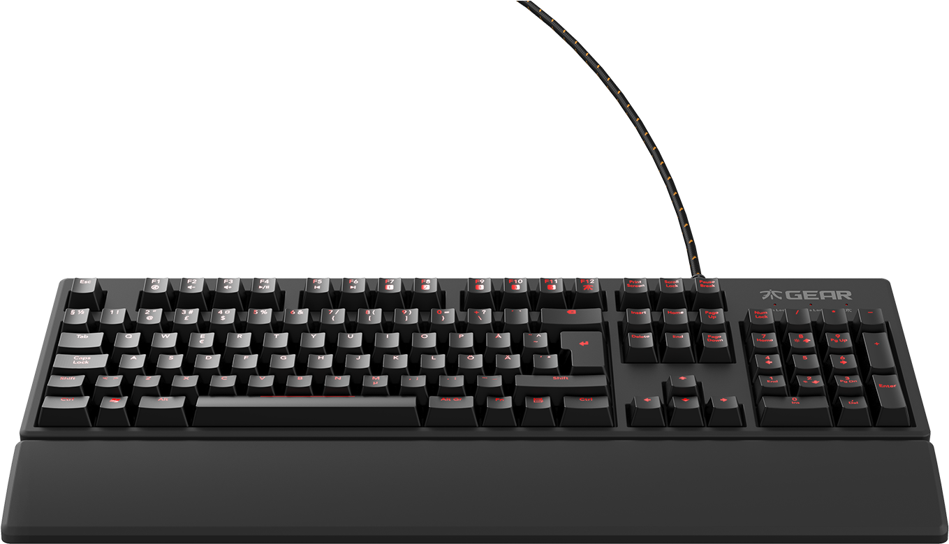 Rush Pro Gaming Keyboard, Mx Cherry Switches - Qpad Mk-85 Wired Keyboard (1600x1200), Png Download