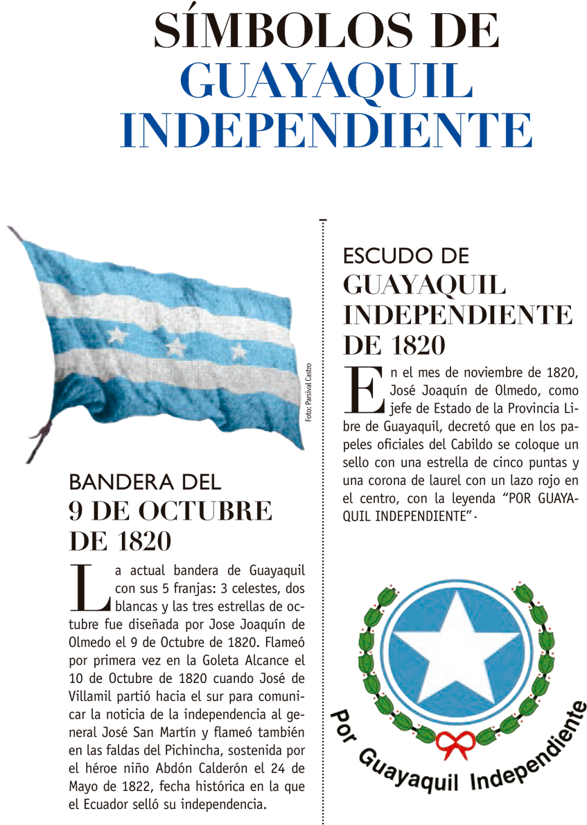 Historia Y Transformación De La Bandera - Municipio De Guayaquil (900x1207), Png Download