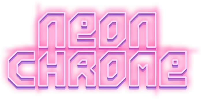 10tons - Neon Chrome Logo Png (700x345), Png Download