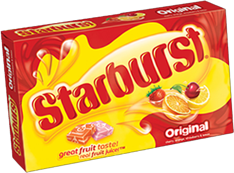 Starburst Fruit Chews Original Fruits - Juicy Fruit Starburst Watermelon (500x500), Png Download