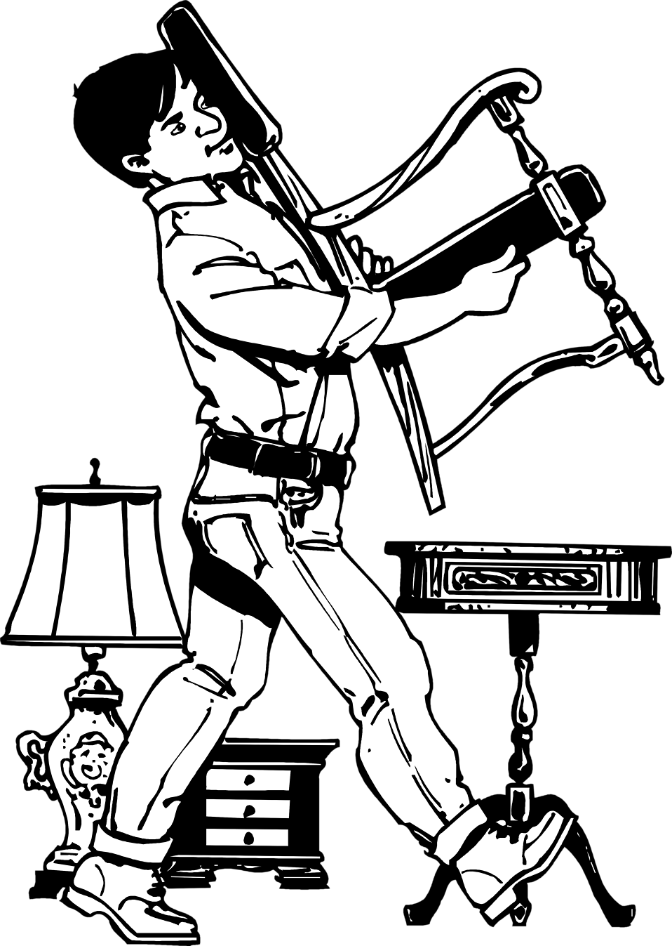 Free Stock Photo - Moving Clip Art Png (958x1347), Png Download