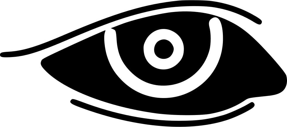 Eye With Eyeliner Comments - Circle (980x434), Png Download