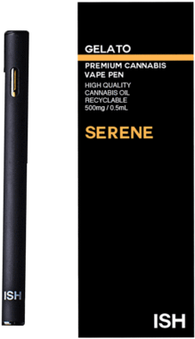 Ish Disposable Cannabis Vape Pen - Flurish Disposable Pen (480x480), Png Download