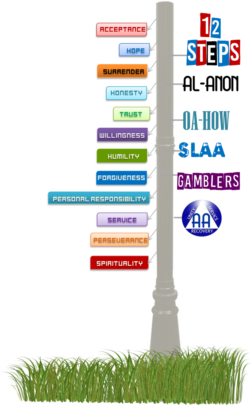 Its Thirty Year Tradition Of Supporting Twelve-step - Steps For Recovery (1240x1533), Png Download