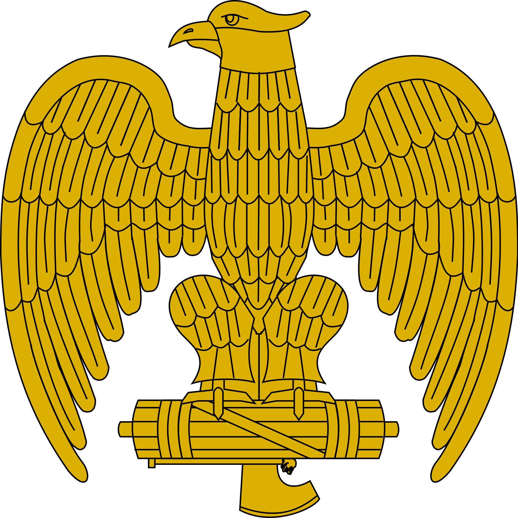 2000px-fascist Eagle - Svg - Fascist Png (2000x2000), Png Download