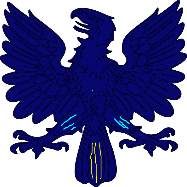 Marked Hawk Clip Art - Significado Do Sobrenome Aguiar (594x596), Png Download