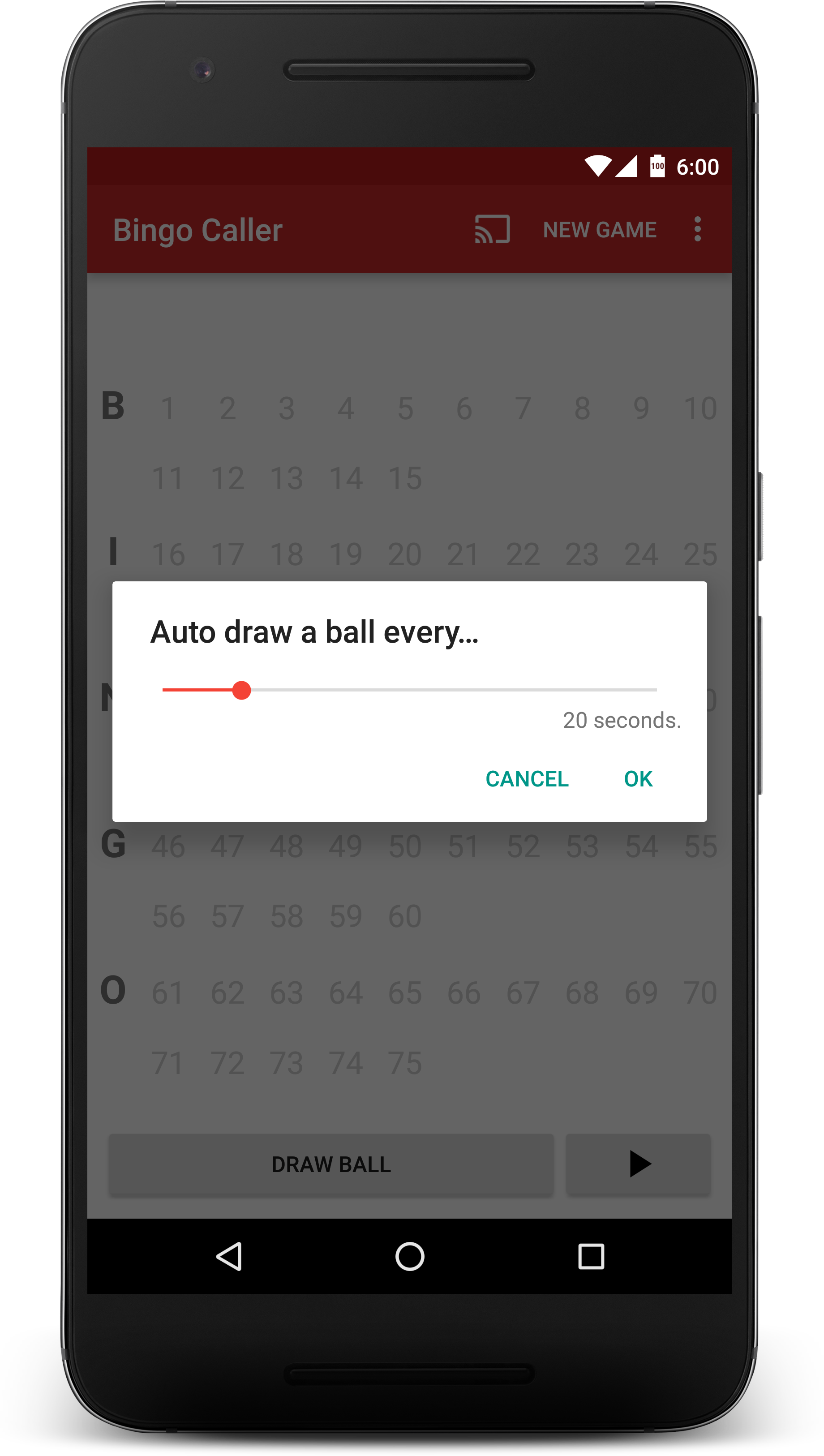Bingo Caller Can Automatically Call The Next Bingo (1840x3251), Png Download