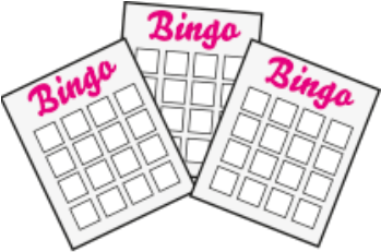 Bingo Cards - Paper (350x350), Png Download