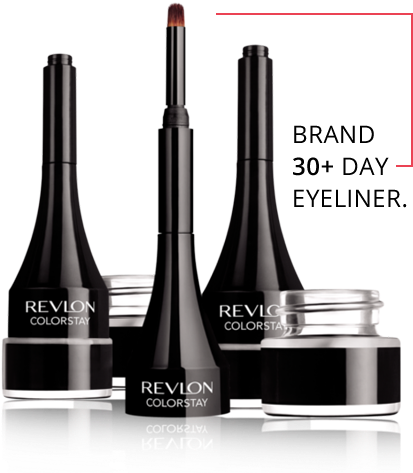 Eyeliner - Revlon Colorstay Creme Gel Eye Liner - Black - 0.08 (466x501), Png Download