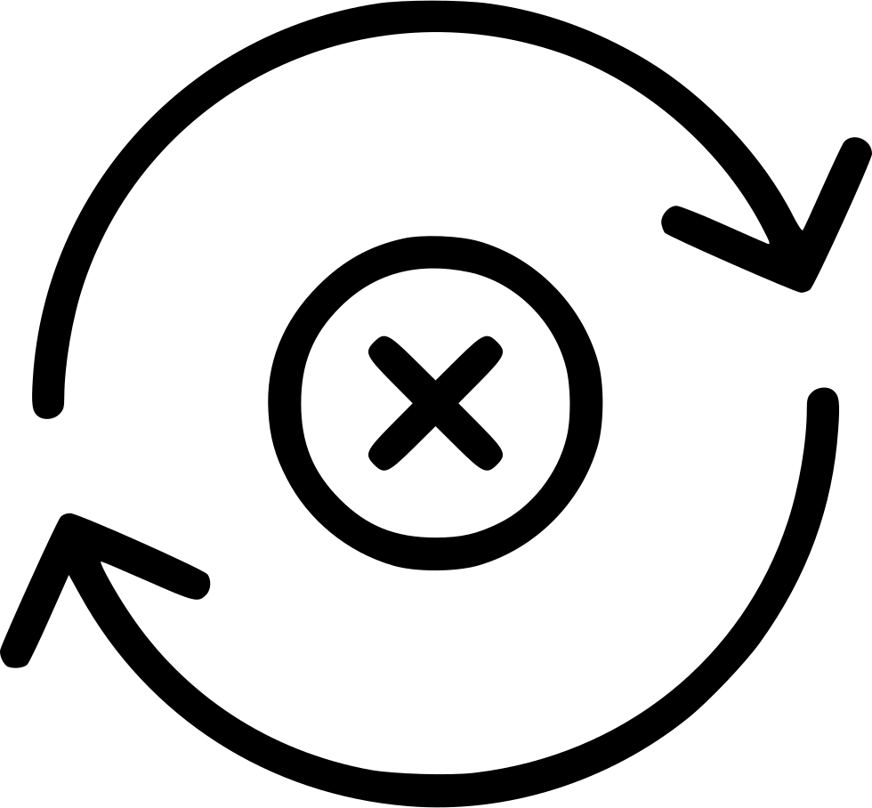 Circle Repeat Cancel Multiply Sign Comments - Repeat Circle Png (980x908), Png Download