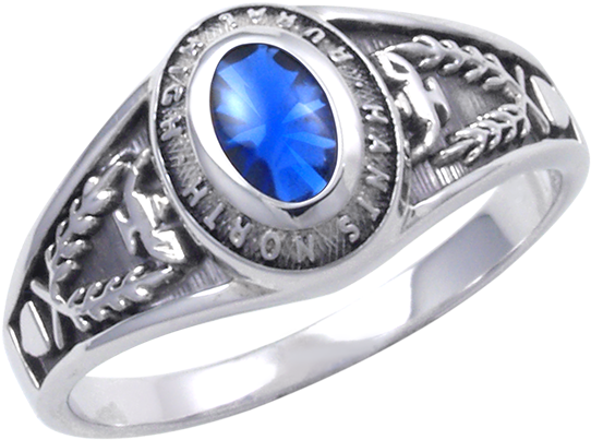 Ring Blue V1 Sterling - Ring (600x600), Png Download