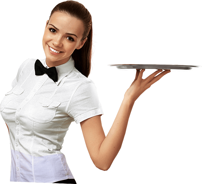 Png Waiter (708x646), Png Download