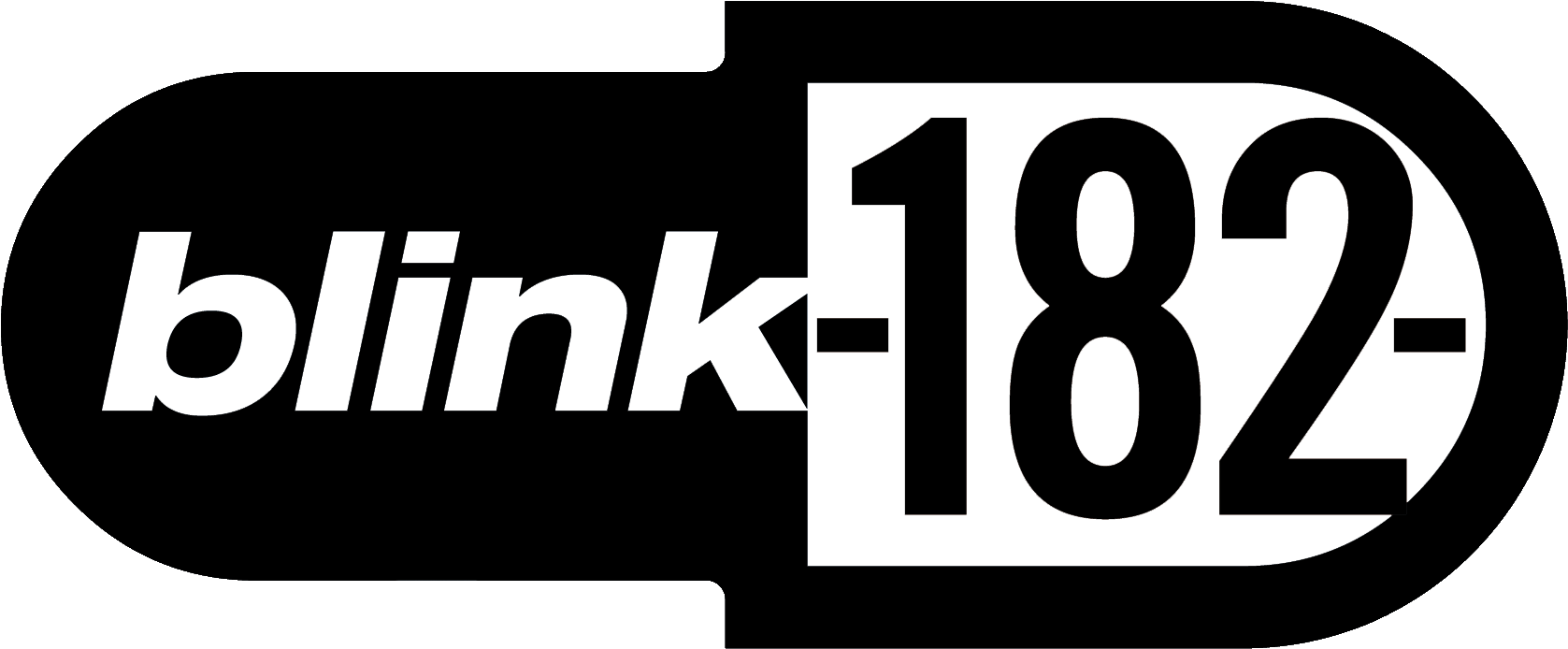 Blink 182 Logo - Blink 182 Logo Png (1680x700), Png Download