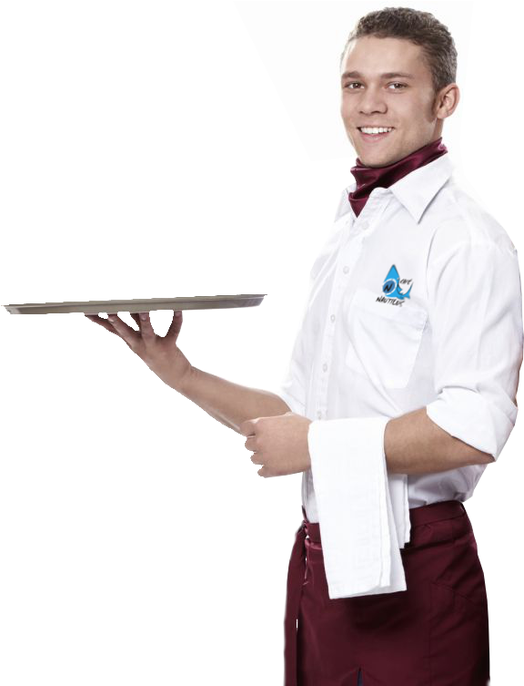 Waiter Png (594x752), Png Download