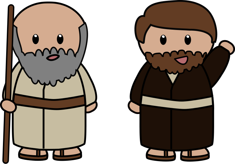 Free To Use & Public Domain Christian Clip Art - Paul And Silas Cartoon (800x558), Png Download