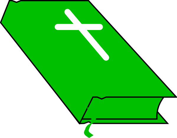 Green At Clker Com Online Royalty Clkercom - Bible Clip Art (600x469), Png Download