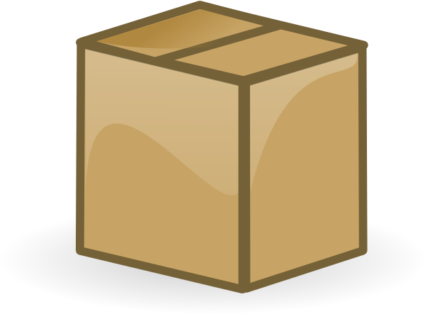 Clipart Library Download Carton Clipart Package Box - Box Clip Art (600x481), Png Download
