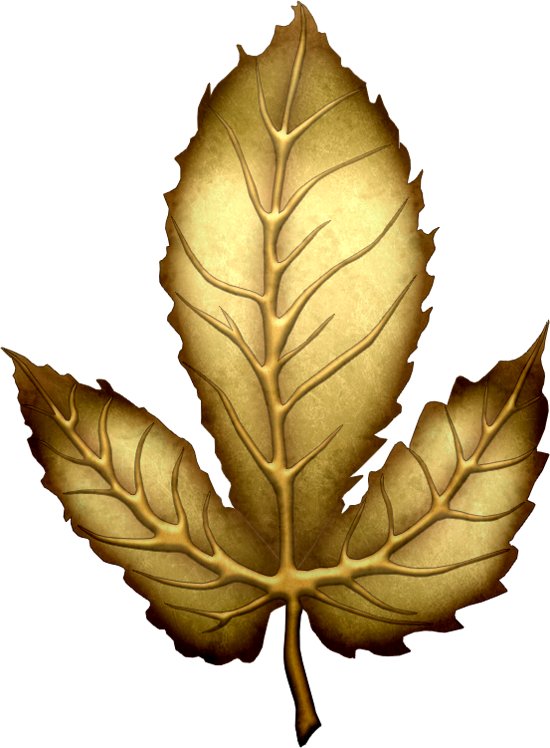 La Golden Leaf By Blueamnesiac On Deviantart Jpg Freeuse - Golden Leaf (550x748), Png Download