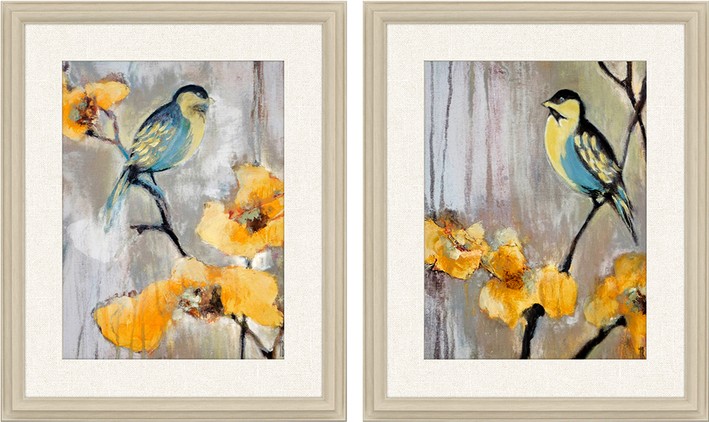 View Larger Image - Terri Burris - Bluebird I Canvas (1000x1000), Png Download