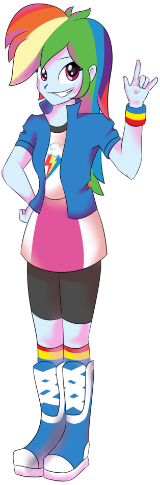 Akumashiroii, Boots, Clothes, Compression Shorts, Devil - Cartoon (726x1024), Png Download