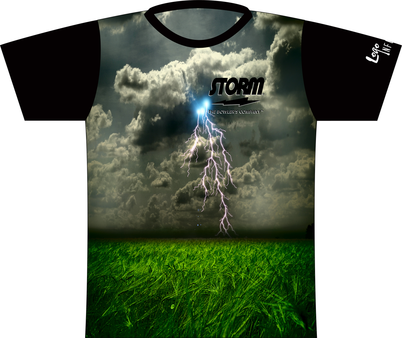 Storm Scenic Lightning Express Dye Sublimated Jersey - Hurricane Sa'ar By Daniel S King (500x420), Png Download