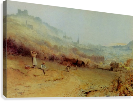 View Of Dover Canvas Print - Delaware (429x327), Png Download