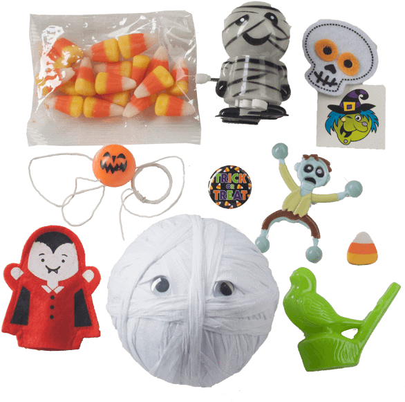 Unwind This Spooky Yet Adorable Mummy Surprise Ball - Boo Bunch Halloween Tattoos (600x600), Png Download
