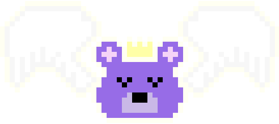 Holy Bear With Glow - Pixel Jellyfish Gif (547x244), Png Download