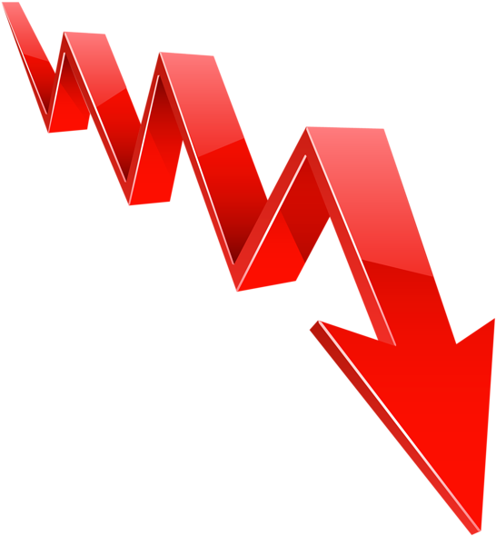 Important Clipart Arrow - South Africa In Recession (558x600), Png Download