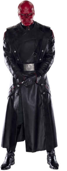 Share This Image - Marvel Red Skull Png (249x600), Png Download