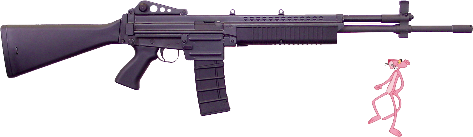 Weird - 223 Rifle (1877x678), Png Download