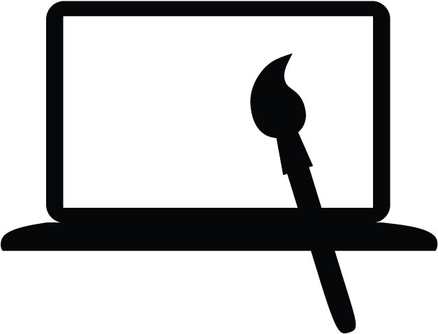 Attractive Newspapersdesign Does Matter - Web Design Silhouette (983x983), Png Download