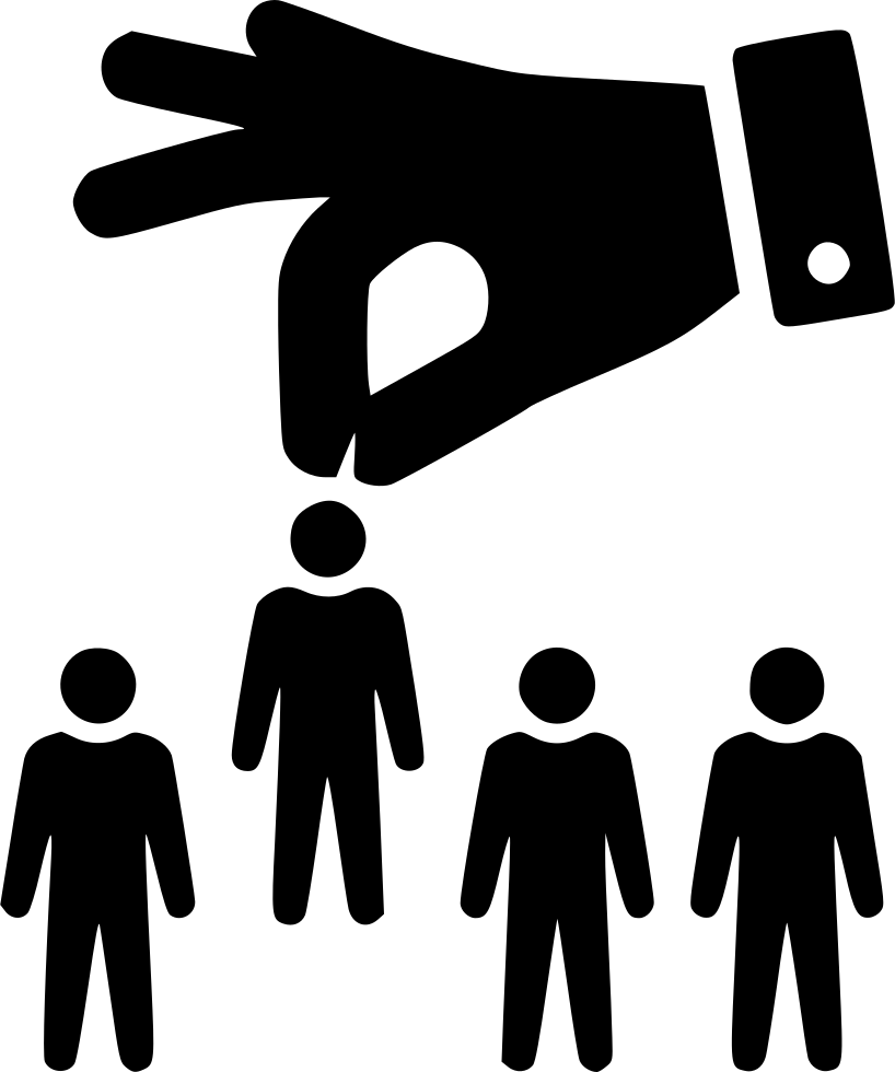 Pick Recruitment Selection Select Man Hr Employee Comments - Hand Pick Icon (818x980), Png Download
