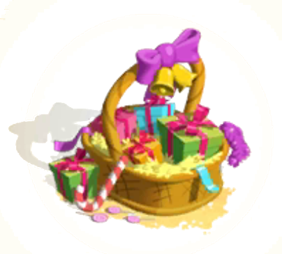 Gift Basket (404x365), Png Download