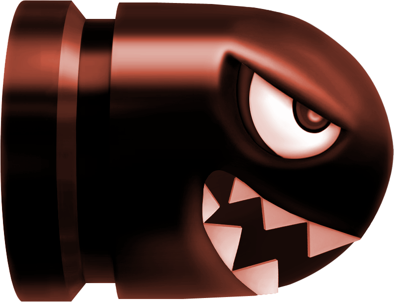 Missile Banzai Bill Nsmbdiy - Super Mario Missile (792x607), Png Download
