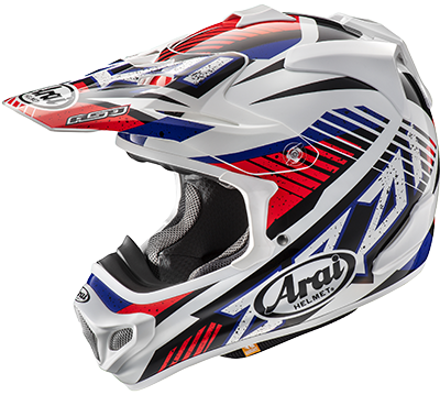 Vx Pro4 Slash Red P Web - Arai Mx V 2018 (400x359), Png Download