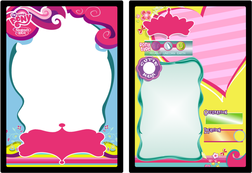 My Little Pony Birthday Cards Mlp Fim Trading Card - Mlp Oc Trading Card (900x613), Png Download
