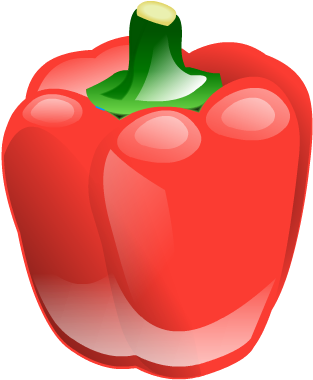 Clip Art Red Pepper (400x400), Png Download