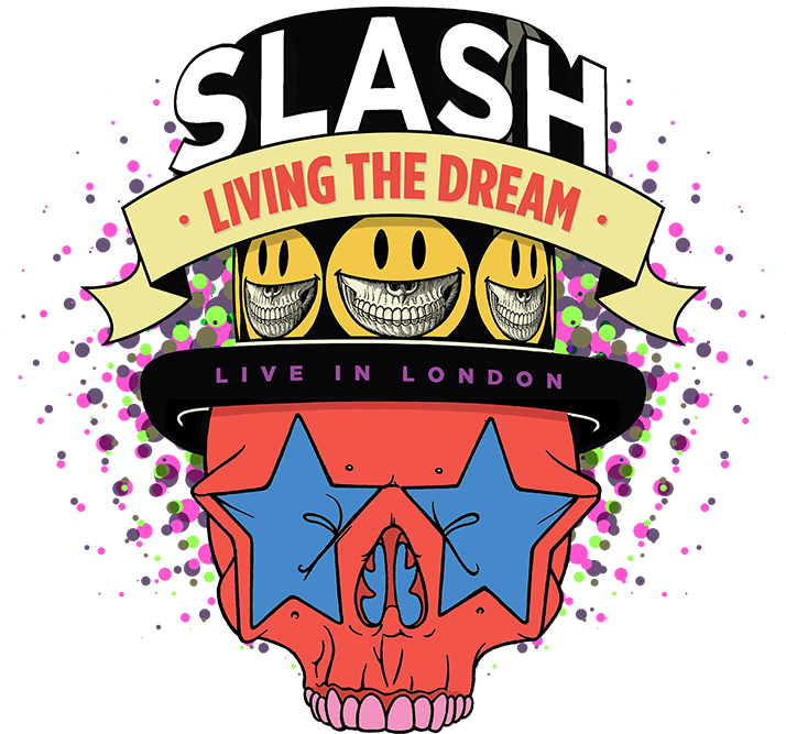 Slash Live Emblem - Slash Living The Dream Album (714x667), Png Download