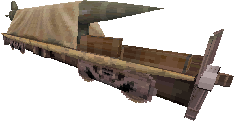 Scud Missile Railway Wagon Mwds - Zeppelin (851x492), Png Download