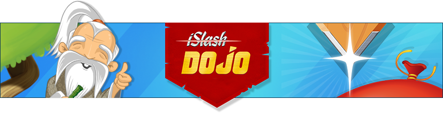 Islash Dojo - Game (880x225), Png Download
