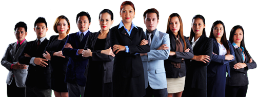 123 Employee (500x259), Png Download