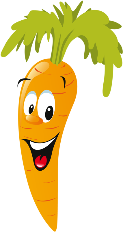Vegetables Clipart With Face (321x600), Png Download