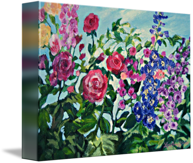 Wall Art Prints - Garden (650x552), Png Download